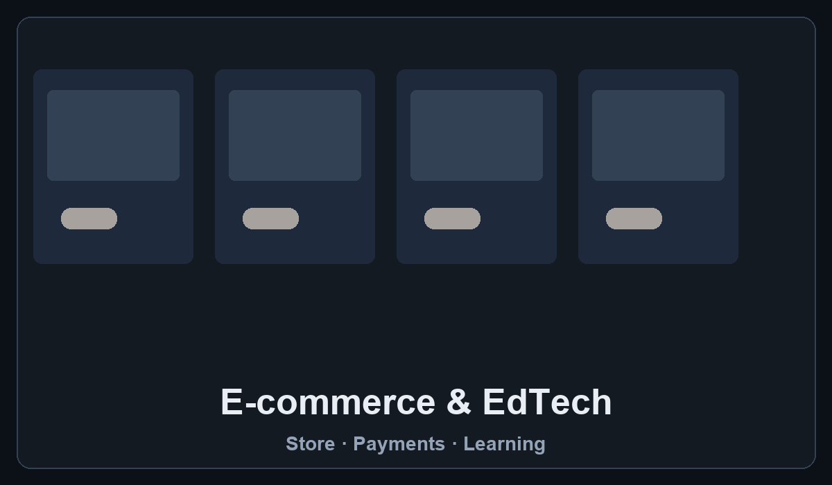 E-commerce & EdTech